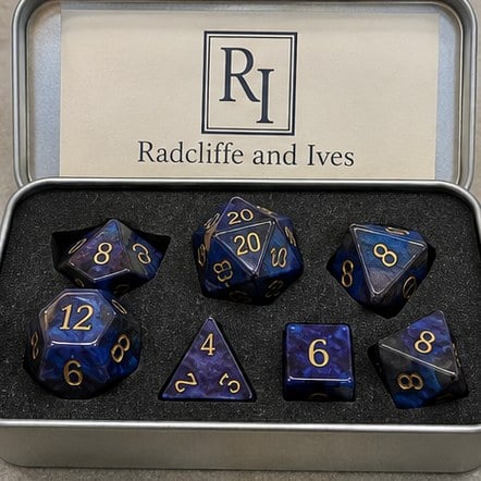 Customized dice for tabletop creators and crowdfunding