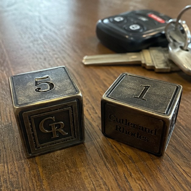 Personalized dice — customer photo
