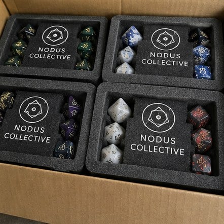 Promotional custom dice with company logo